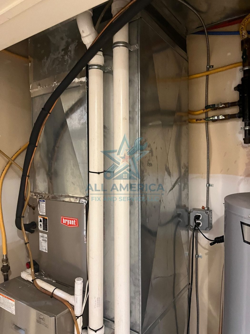 Air duct cleaning in a Massachusetts home