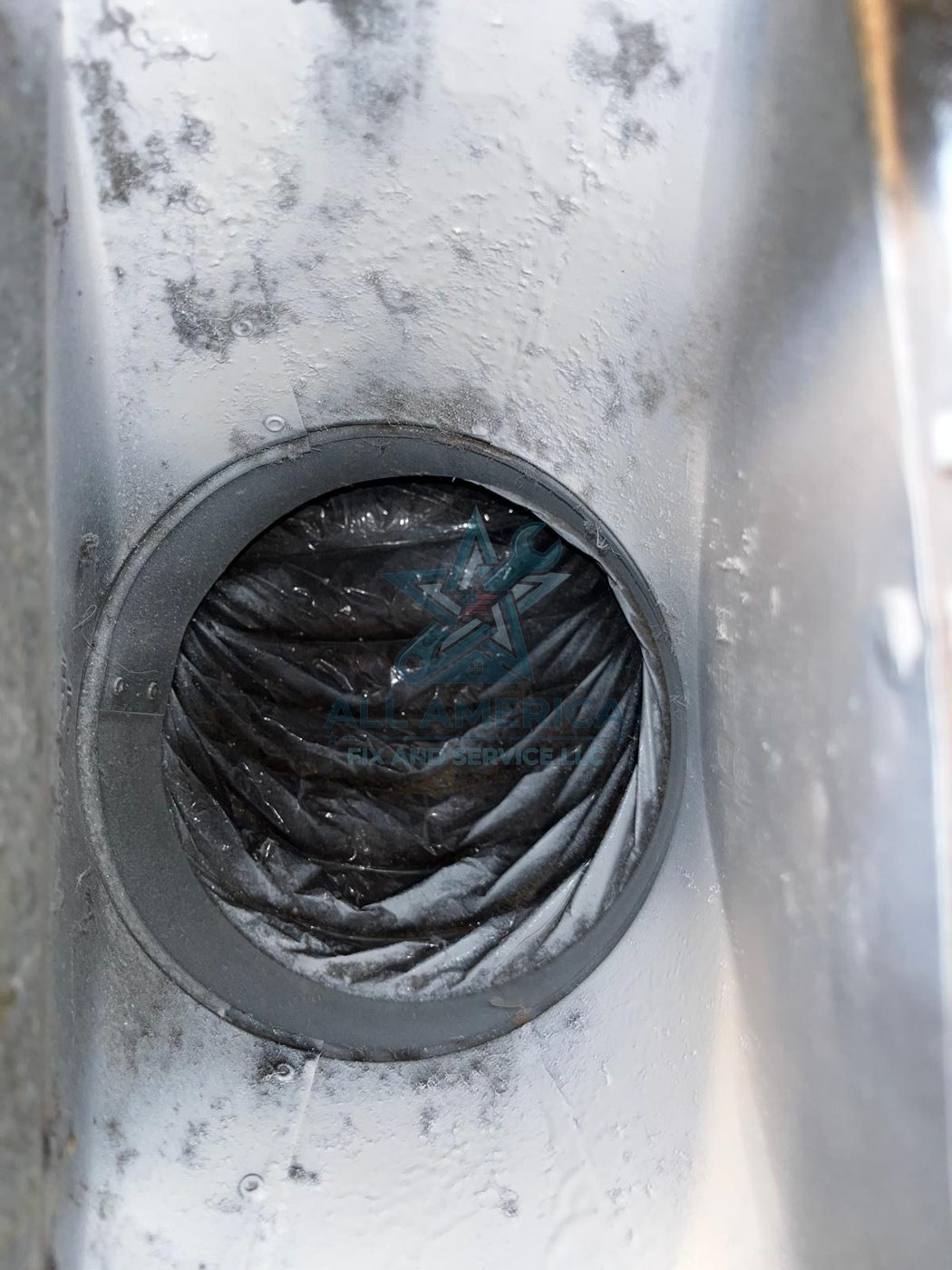 Duct system serviced in a Greater Boston basement