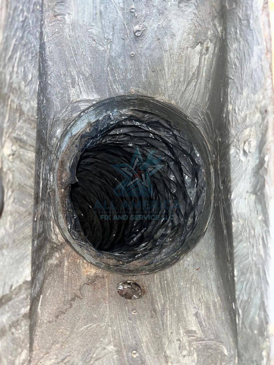Air duct cleaning in a Connecticut home