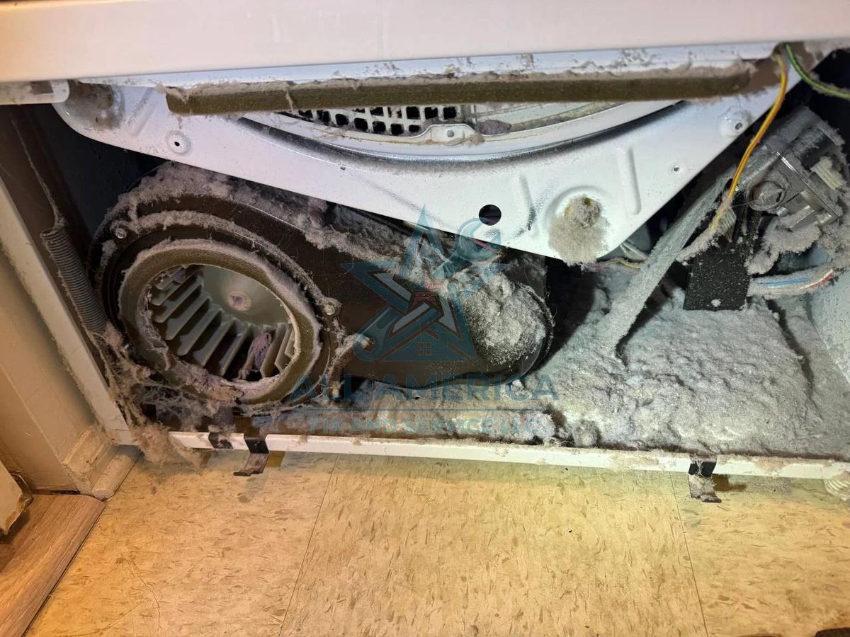 Supply register cleaned during a duct service
