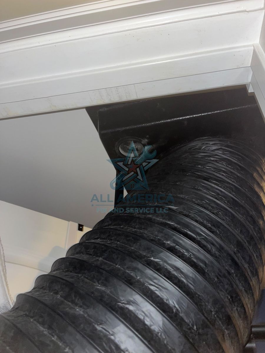 Return duct cleaned during a service in Florida